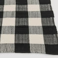 thumbnail image 6 of Mainstays 24 in x 36 in Black and White Plaid Indoor/Outdoor Layering Rug, 6 of 8