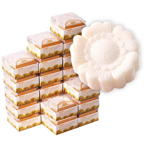 Sunflower Bliss Soap Collection - 24 Delightful Favors for Weddings, Showers, and Celebrations. Perfect Gifts for Guests, Mothers Day, Housewarmings, and More!