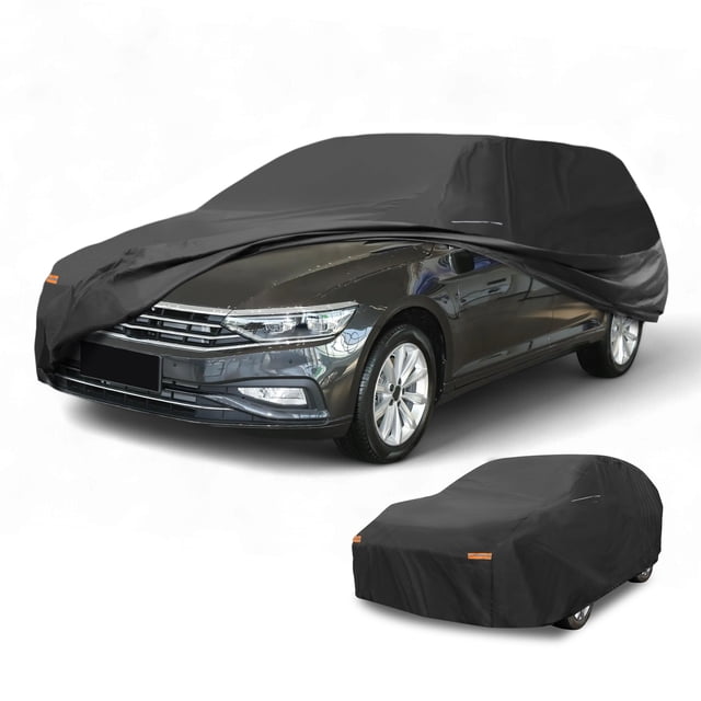 Cubierta de Automóvil Universal Impermeable para Todo Clima Protección Exterior Completa Anti-UV Sol Lluvia