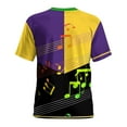 thumbnail image 5 of Craaazy Unisex Funny Print Crewneck Short Sleeve Mardi Gras T-Shirts Gifts, 5 of 8