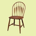 thumbnail image 2 of Elegant Antique Arrowback Beechwood Dining Chairs 38.5" Height Solid Wood Renovator's Supply Set of 2, 2 of 2
