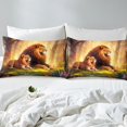 thumbnail image 4 of YST 3Pcs Lion Sheet Set Soft Microfiber Wild Lion Sheets Twin Size 3D Animal Bed Sheets Set With 1 Pillowcase, 4 of 5