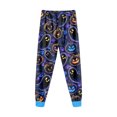 thumbnail image 6 of NOEGOEU Boys Girls Halloween Pajamas Kids Soft Cute Pattern Long Sleeve Sleepwear Set (Sky Blue,2-3 Years), 6 of 7