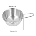 thumbnail image 2 of BIMZUC 304 Stainless Steel Anti‑Scalding Bowl with Handle – 7.9” Korean‑Style Rice Noodle & Soup Dish, Silver, 2 of 6