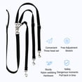 thumbnail image 4 of 3 Way Dog Leash Nylon Puppy Leash Multipurpose Traction Rope Thickened Detachable Adjustable Dog Coupler Leash with Padded Handle for Walking Training, 4 of 8
