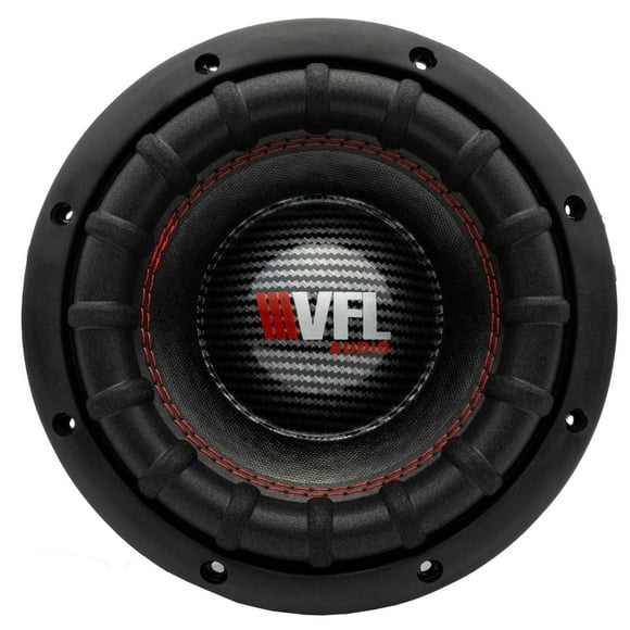 American Bass Usa 8" High Power Subwoofer, Cast Basket, 2.5" High Temp Voice Coil, 600w RMS/ 1200w Max