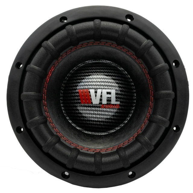 American Bass Usa 8" High Power Subwoofer, Cast Basket, 2.5" High Temp Voice Coil, 600w RMS/ 1200w Max
