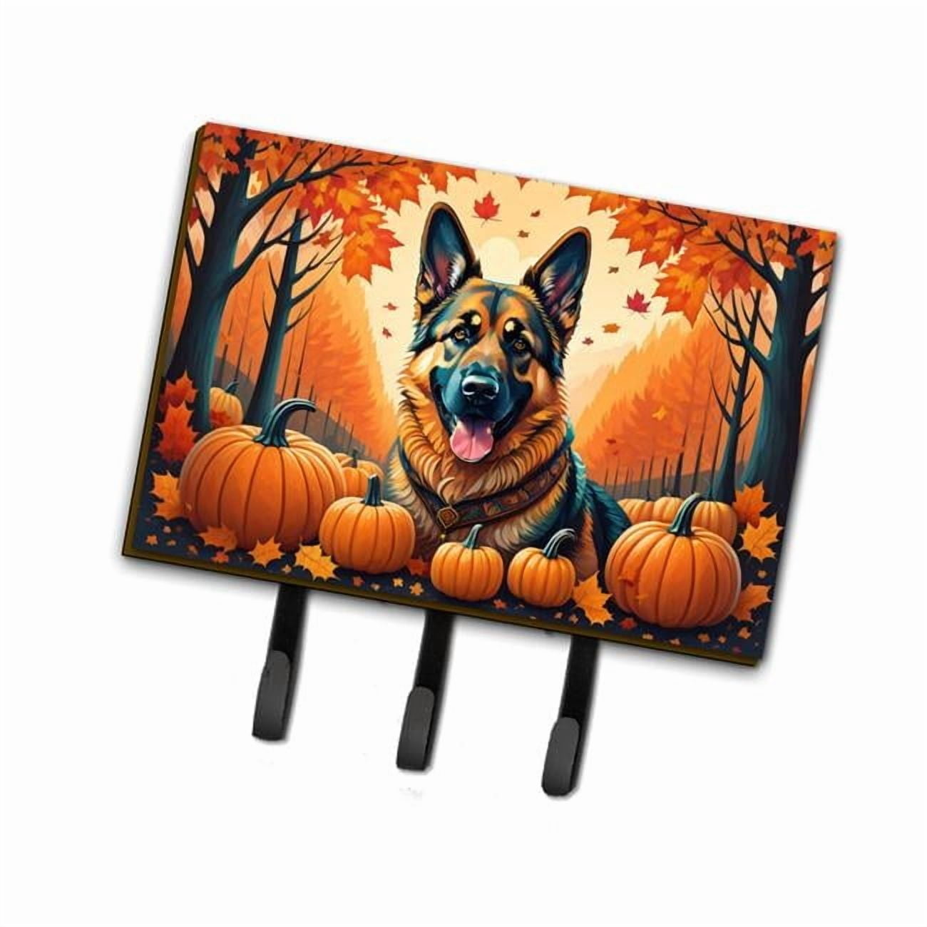 Pomeranian Fall Leash or Key Holder 6 in x 9 in