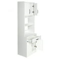 thumbnail image 5 of Better Home Products Shelby Tall Wooden Kitchen Pantry in White, 5 of 6