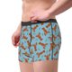 thumbnail image 2 of Balery Funny Lobsters Calzoncillos bóxer para hombre, ropa interior de algodón suave y transpirable con cinturilla de nailon-Small, 2 of 5