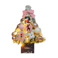thumbnail image 1 of Christmas Ornaments Christmas Little Christmas Tree Ornament Table Christmas Tree Golden Red Set Christmas Tree, 1 of 4
