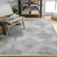 thumbnail image 3 of Grey Striped Area Rugs for Living Room Washable Rugs Boho Moroccan Area Rug Soft Neutral Geometric Bohemian Carpet Distressed Indoor Rug for Bedroom Dining Room Office Foldable Nonslip Rug, 3 of 9