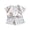 a32-White, variant on KPOPLK Toddler Girls Pajamas Kids Pajamas Set Ruffled Short Sleeves Summer Pjs Sleepwear for Girl Size 6-7 Years