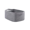 thumbnail image 2 of HaoXun 10L Rectangular Rope Storage Basket with Handles - 32.5x22.5x14cm Nylon Woven Organizer for Home Nursery, 2 of 6