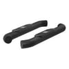 ARIES AL231008 Big Step 4-Inch Round Black Aluminum Nerf Bars, Select Jeep Wrangler JK Fits select: 2008,2015-2018 JEEP WRANGLER UNLIMITED