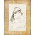thumbnail image 2 of Roux, Simon 19x24 White Modern Wood Framed Museum Art Print Titled - Mater II, 2 of 4