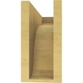 thumbnail image 4 of 5"W x 15"D x 10"H Classic Legacy Rough Cedar Woodgrain TimberThane Corbel, Primed Tan, 4 of 6