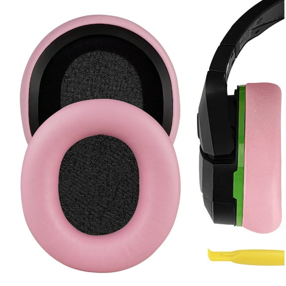 Geekria NOVA Replacement Ear Pads Compatible with Beach Stealth 400, 500X, 700X, 420X, Ear Force XO SEVEN, XP500, PX5, PX4, X42 Headphones, Repair Parts (Pink)