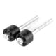 thumbnail image 4 of Par de elevadores de manillar de 28 mm y 20 mm de altura, aptos para F650 GS/TWIN F700/GS F800 GS/F800 GS Adventure (negro), 4 of 14