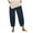Navy, variant on Pants for Women Running Women 3 Strip Leggings Crinkle Pants Sweat Casual Petite Indoor Soccer Cute Leggings for Junior Straight Leg Linen Summer Casual Fashion Purple L