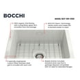 thumbnail image 4 of BOCCHI 1627-001-0120 Dual-Mount Fireclay 24 in. Single Bowl White Kitchen Sink, 4 of 7