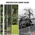 thumbnail image 5 of Outsunny Raised Garden Bed with Trellis, 46.5" Tomato Cage with Crop Cage, Self Watering Planter Box with Drainage Holes and Plugs, White, 5 of 9