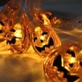 thumbnail image 2 of Halloween Lights Decoration Battery Operated LED Light Set Pumpkin Face Decor Indoor Outdoor Lighting Decor, 2 of 7