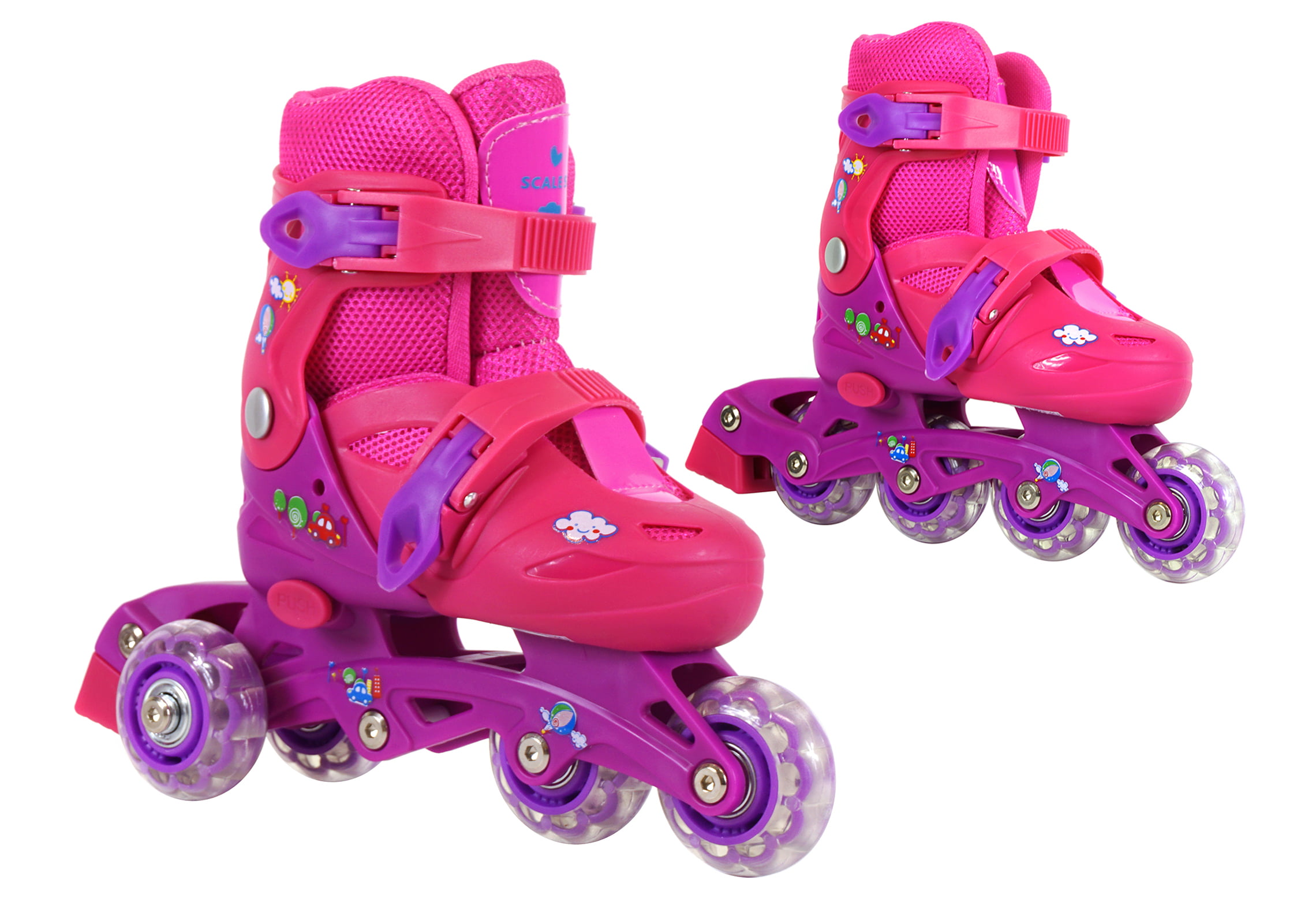 Kids and Ladies Rollerskates 2in1 set meteor 2in1 Roller Skates and Ice Skates Purchase and have fun for the whole year