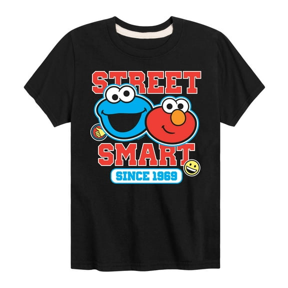 Sesame Street - Street Smart - Toddler and Youth Short Sleeve Graphic T-Shirt