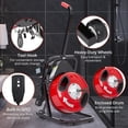 thumbnail image 5 of 50FT 1/2 Inch Electric Sewer Snake, Auto Feeding Drain Auger Cleaner with Foot Switch & 4 Cutter Heads – 2" to 4" Pipe Drain Cleaner Machine for Home & Professional Use, 5 of 8