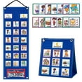thumbnail image 1 of MOQIN Kids Visual Schedule Calendar Chart, 2 in 1 Chore Routine Chart With 70 Cards Learning Materials Kids Visual Behavioral Tool Wall Planner for Home School, 1 of 9