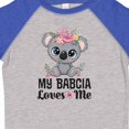 thumbnail image 4 of Inktastic My Babcia Loves Me Grandchild Girls Toddler T-Shirt, 4 of 5