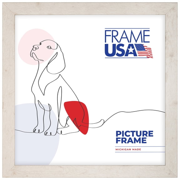 Rustic White 12x12 Inch Picture Frame