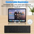 thumbnail image 6 of RONY Foldable Wireless Bluetooth Keyboard & Mouse Combo: Rechargeable Portable Travel Keyboard for Phone Laptop Mac Desktop (Black), 6 of 15