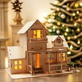 thumbnail image 6 of ZHICHUN 3D Wooden Dollhouse Puzzle Kit, DIY Sweet Home Model with LED Night Light & Music Box, Miniature House Craft Kit for Christmas Birthday Gifts, 6 of 7