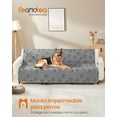 thumbnail image 2 of Manta impermeable para perros Feandrea 208 x 173 cm Grey Paloma, 2 of 6