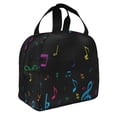 thumbnail image 2 of Easygdp Color Musical Notes Bolsa Térmica Premium - Tela Oxford Impermeable, Gran Capacidad, Bolsillo Frontal, Unisex para Trabajo, Escuela, Actividades al Aire Libre y Picnics, 2 of 8