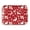 Red Background, variant on Serving Trays, 12.9 x 9.6 inch Rectangular Plastic Tray for Restaurant, Kitchen,Leave