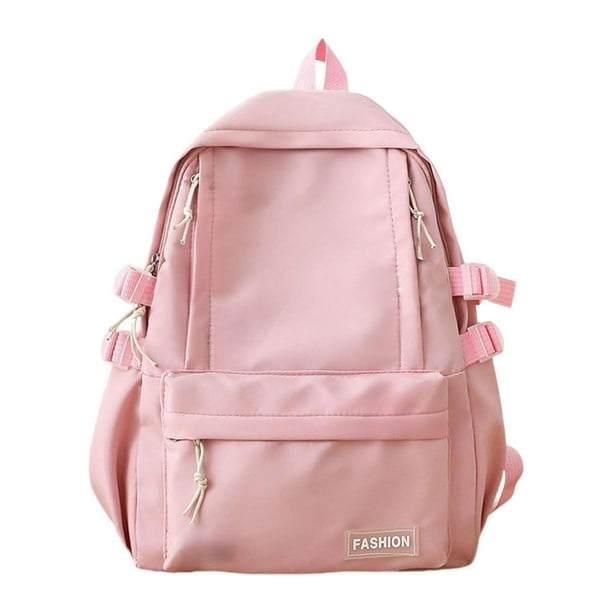 Mochila de Moda Jinwen Mochila Escolar de Nailon Rosa