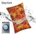 thumbnail image 6 of Yiaed Sunflower4 Print Brushed Microfiber Envelope Pillowcases, Standard,Envelope Closure Pillow Cases(No pillow core)-20"x30", 6 of 6