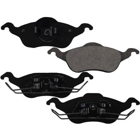 Gridiron Brakes Standard Semi-Metallic Brake Pads Front (4-Pad Set) - ID816 (Replaces Part# MKD816)