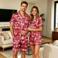 thumbnail image 5 of Halloween Pajama Womens Pajama Sets Fall Winter Pajamas Short Sleeve Pjs Top and Pants Matching Sleepwear, 5 of 6