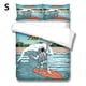 thumbnail image 3 of Inteprter Juego de ropa de cama de 3 piezas, funda de edredón para el hogar, juego de edredón de fibra de poliéster multicolor de varios tamaños para Juegos de cama LYCLB210925001 S Inteprter HA011559-01, 3 of 6