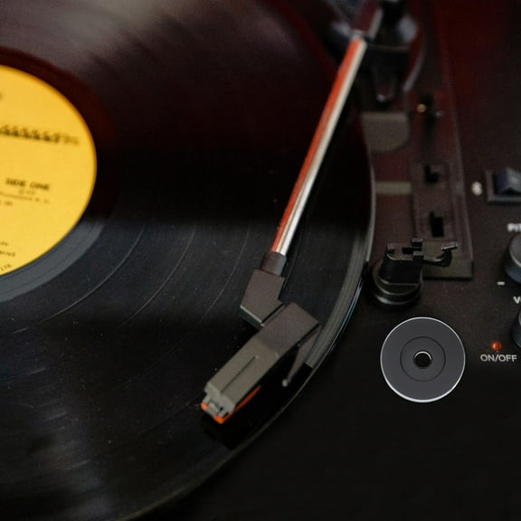 LEORX Vinyl Record Accessory Vinyl Record Adapter Dome Black for Record Playing 1Pack