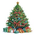 thumbnail image 1 of 5D DIY Con Forma Especial Parcial Navidad Colorido 30x30cm, 1 of 9