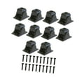 thumbnail image 4 of Zxpjkyu 10 Pieces Iron Baluster Shoes for Staircase Stair Rail Base Accessories Stairway Square Hole 12.9mm, 4 of 9