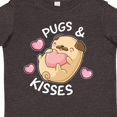 thumbnail image 4 of Inktastic Valentines Day Pugs and Kisses with Pink Hearts Boys or Girls Toddler T-Shirt, 4 of 5