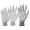 Gray Edge, variant on SagaSave PU Nylon Pair Anti Static Work Gloves Grip Palm Protect Gloves for Repairing Safety S/M/L Pink