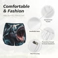 thumbnail image 4 of Balery Wave Chain Shark Pantalones cortos deportivos para mujer con forro y dos bolsillos, elásticos, para entrenamiento, gimnasio, yoga-Large, 4 of 7