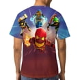 thumbnail image 6 of Ninjago Unisex Short Sleeve T Shirt Daily Novelty 3D Printed T-Shirts Soft Comfortable Tee Shirt Top For Men And Women, 6 of 7